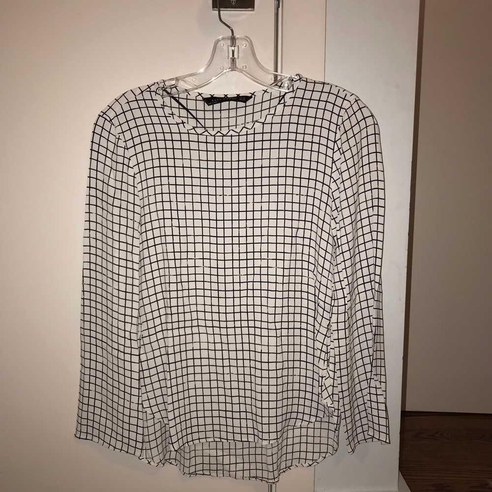 Zara women’s silk(ish) blouse XS